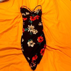 Floral bodycon dress